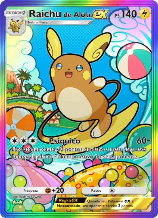 Raichu de Alola ex