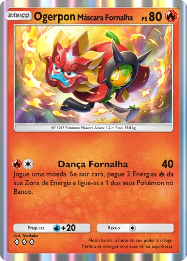 Ogerpon Máscara Fornalha