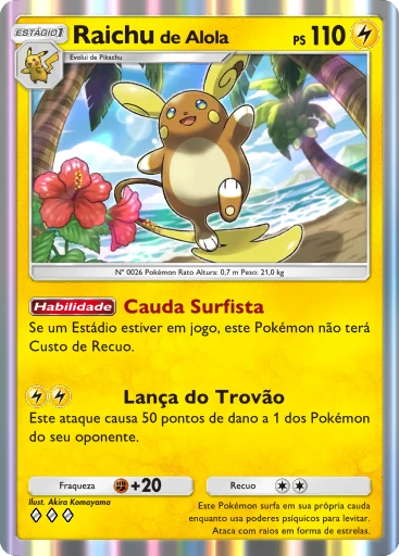Raichu de Alola
