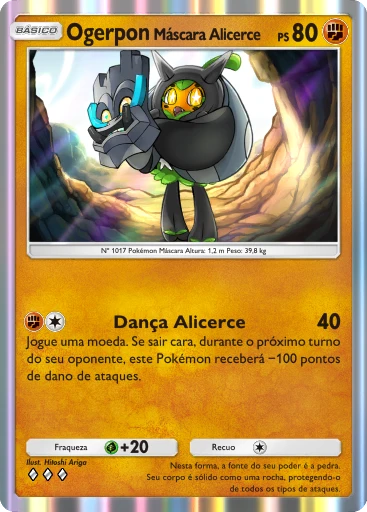 Ogerpon Máscara Alicerce