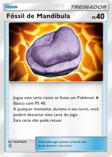 Fóssil de Mandíbula