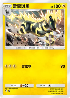 雷電斑馬